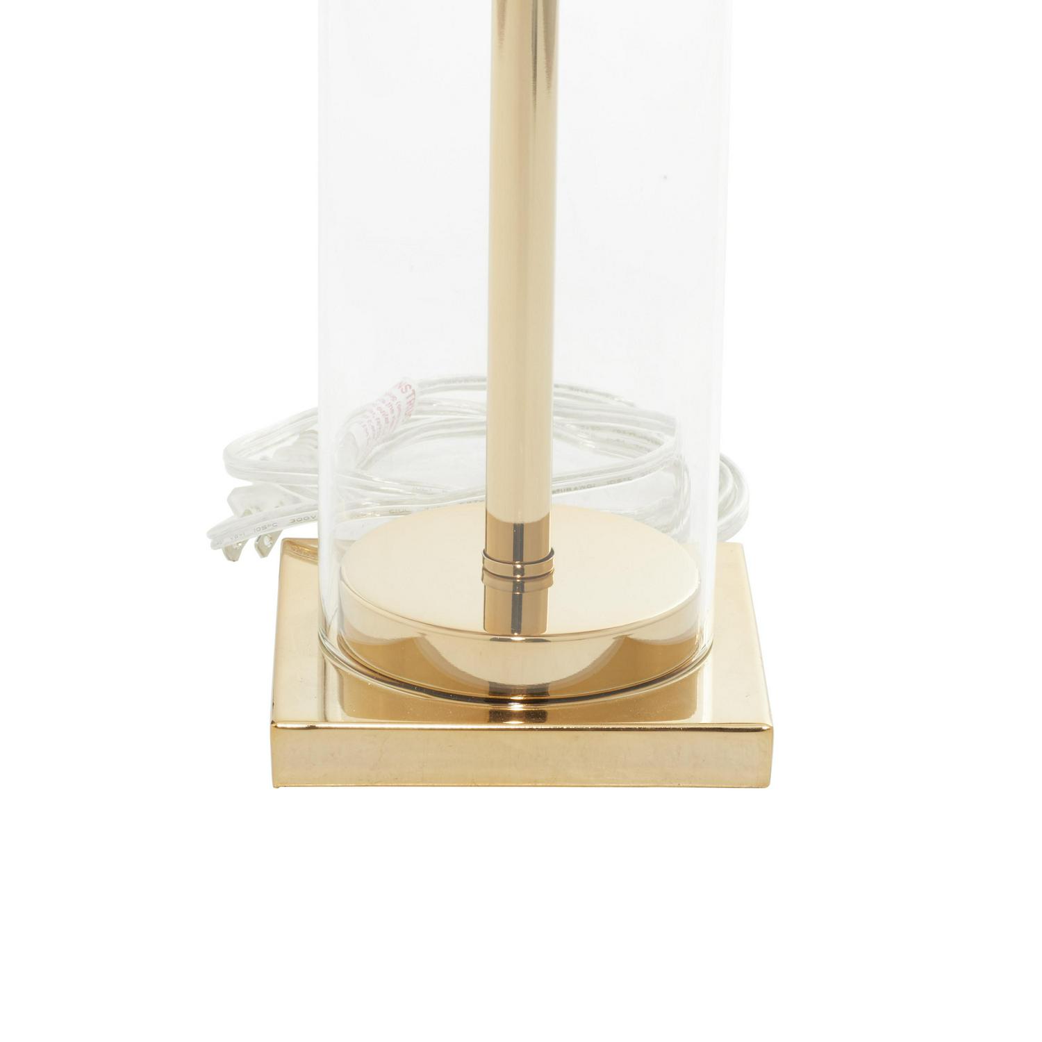 CosmoLiving by Cosmopolitan Gold Metal Glam Table Lamp 24