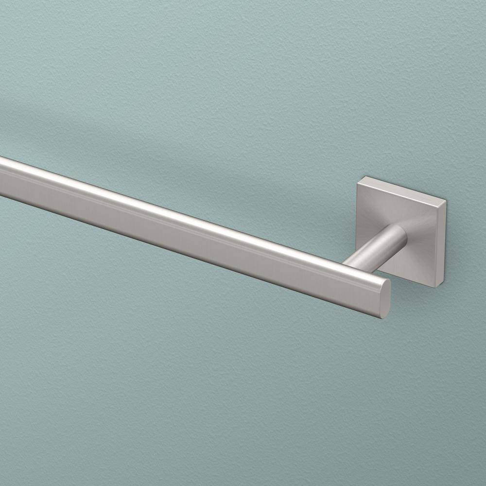 Gatco Form 24 in. Towel Bar in Brushed Nickel 5330BN