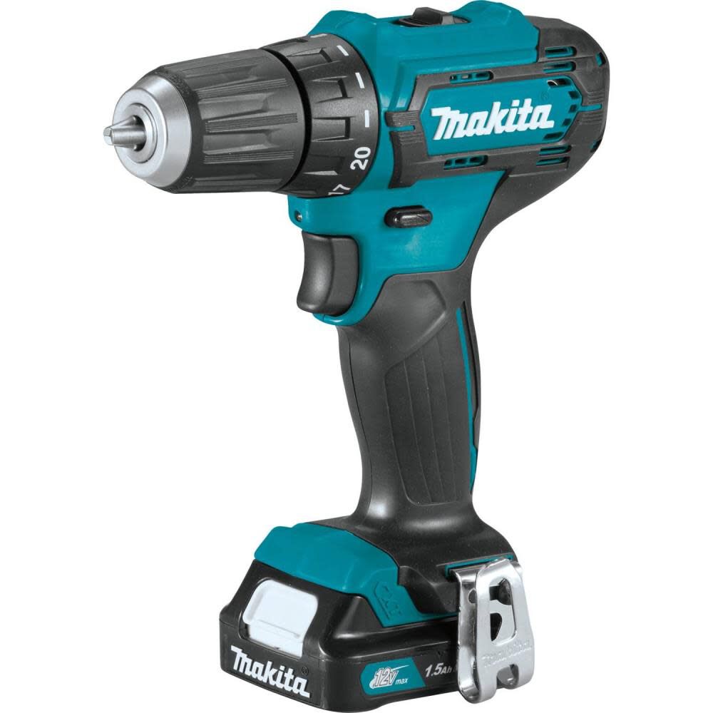 Makita 12V Max CXT Lithium-Ion Cordless 3/8 In. Driver-Drill Kit (2.0Ah) FD09R1 from Makita