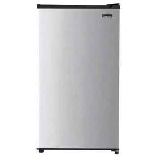 Magic Chef 3.2 cu. ft. Mini Fridge without Freezer in Platinum Steel MCAR320PSE