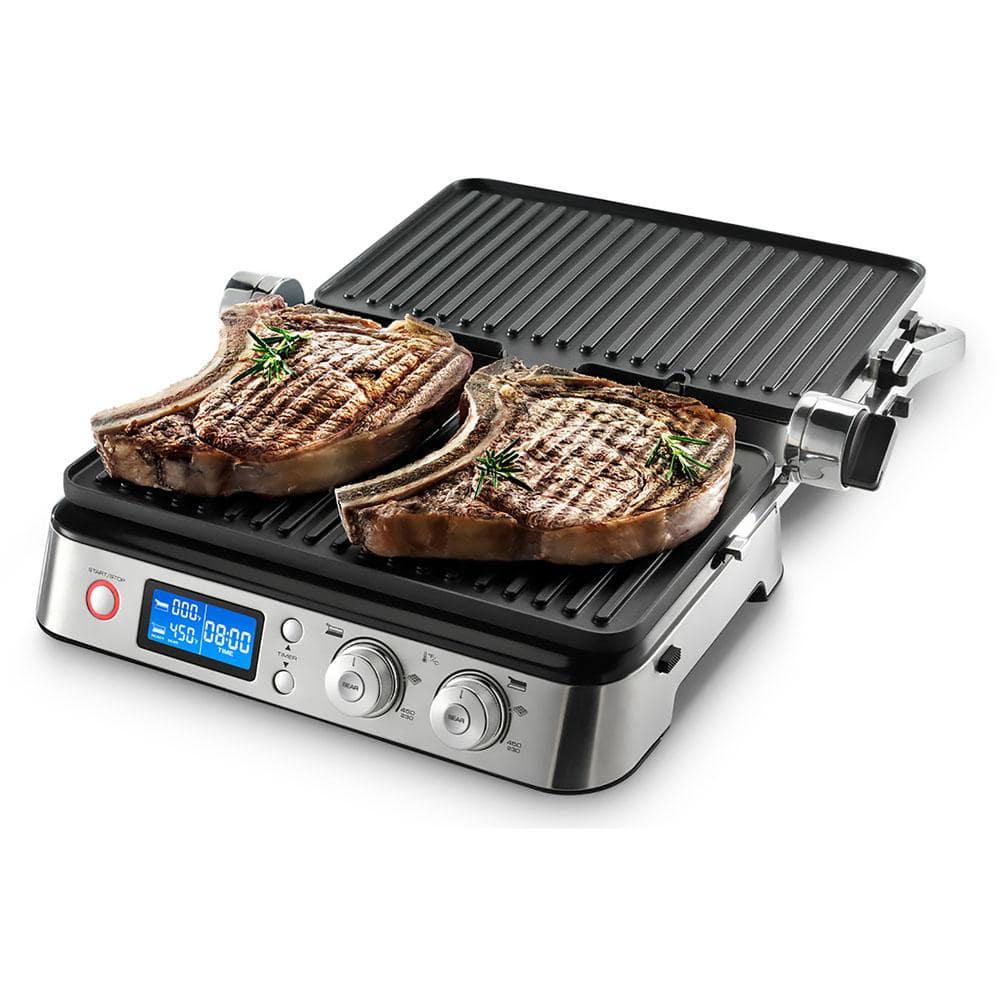 DeLonghi Livenza AllDay 130 sq in Stainless Steel NonStick Indoor Grill