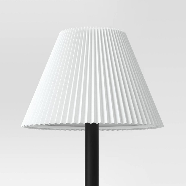 Large Pleated Lamp Shade White