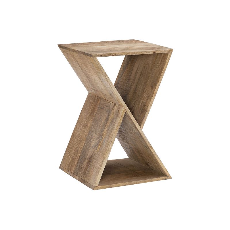 Linon Trevor Triangle Side Table