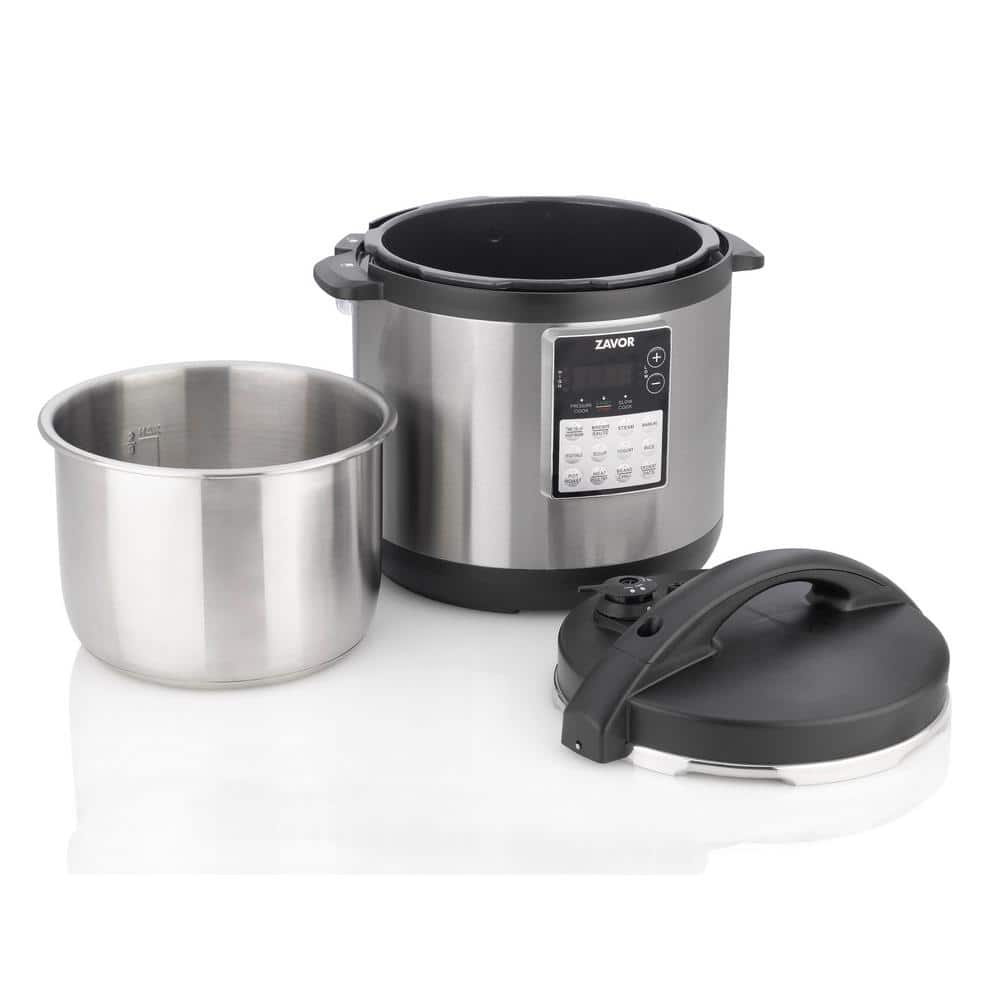 Zavor LUX EDGE 6 Qt. Stainless Steel Electric Pressure Cooker with Stainless Steel Cooking Pot ZSELE02