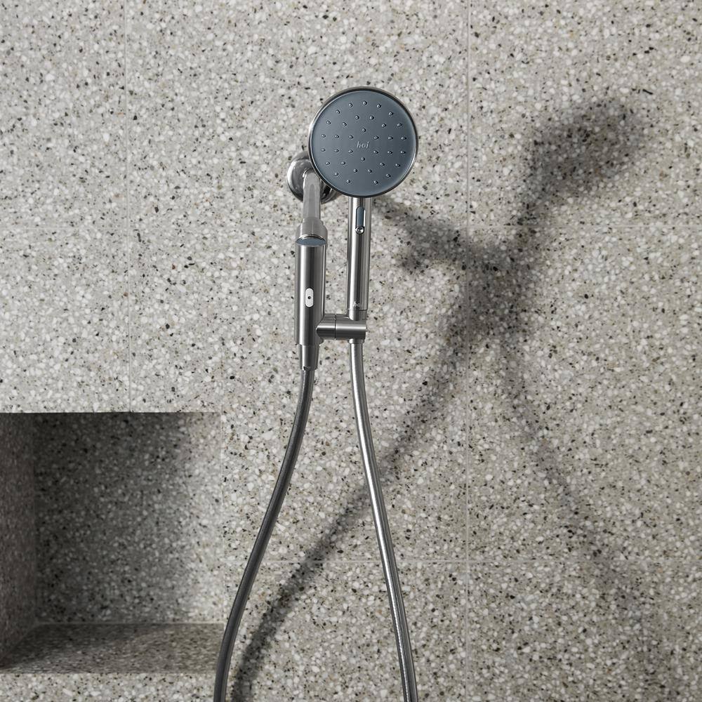 HAI Smart 2-Spray Wall Mount Handheld Shower Head 2.5 GPM in Charcoal HSBTHI2