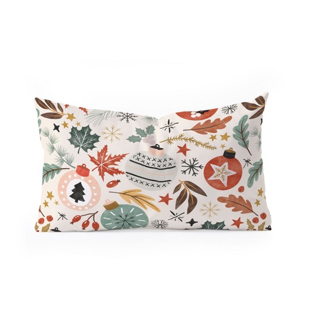 Marta Barragan Camarasa Christmas Details I Oblong Throw Pillow Society6