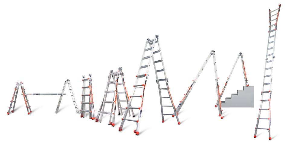 22-ft Aluminum 300-lb Telescoping Type IA Multi-Position Ladder ;