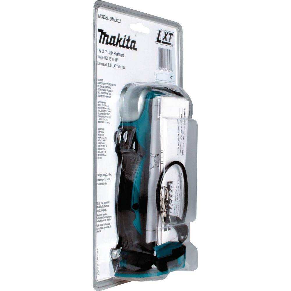 Makita 18V LXT Lithium-Ion Cordless LED Flashlight (Tool-Only) DML802