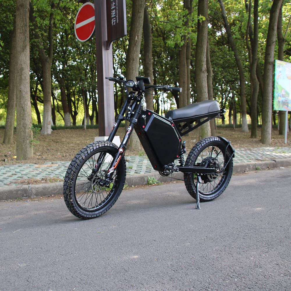 High quality 72v 5000W fat tire mountain electric dirt bike