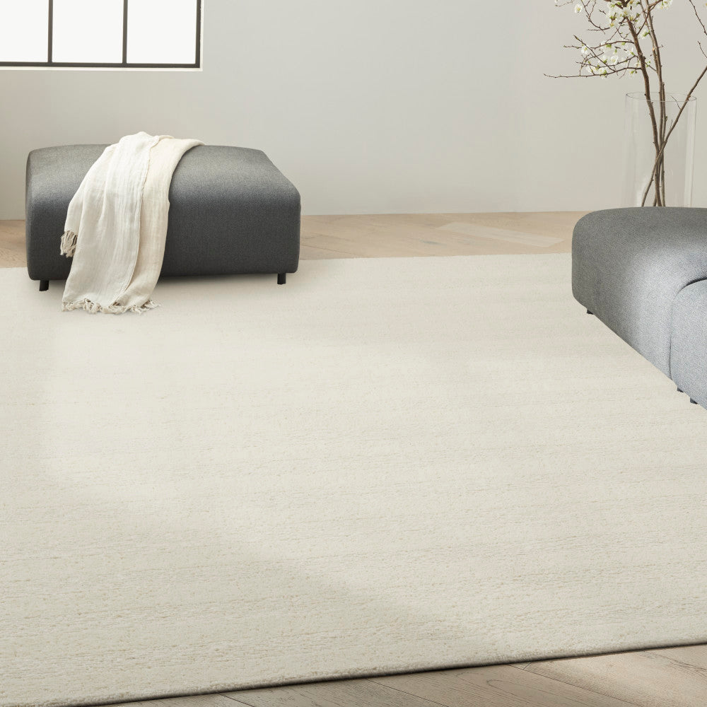 Calvin Klein Spun Ivory Farmhouse Rug