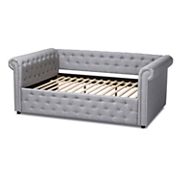 Baxton Studio Mabelle Light Grey Full Daybed