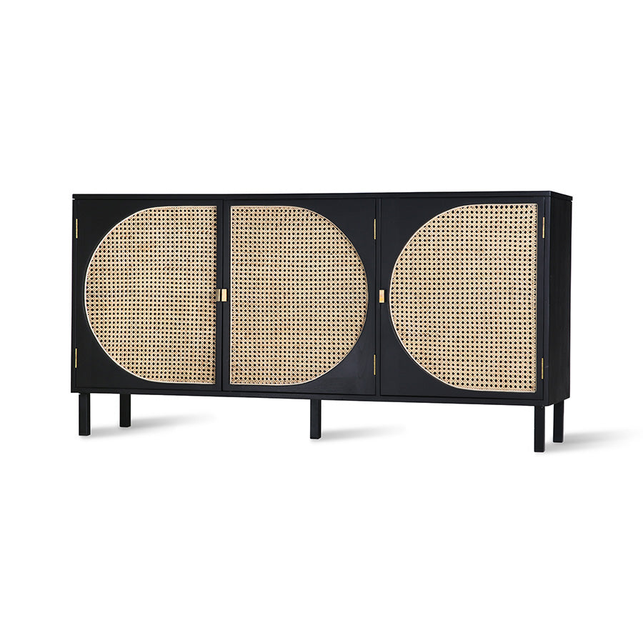 Webbing sideboard - black