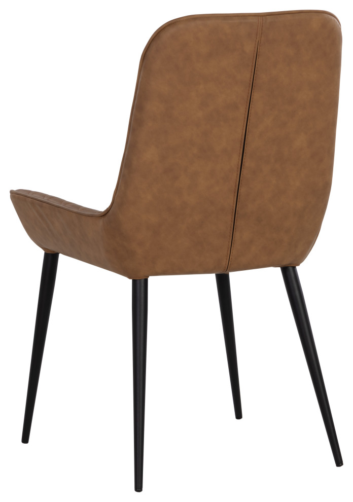 Iryne Dining Chair  Bounce Nut  Set of 2   Midcentury   Dining Chairs   by Sunpan Modern Home  Houzz