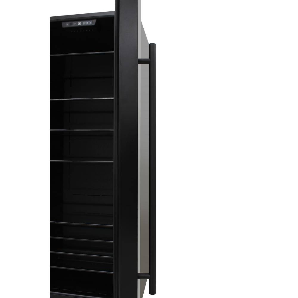 Brama 21.2 cu. ft. Freezerless Refrigerator in Black BR-300GREF