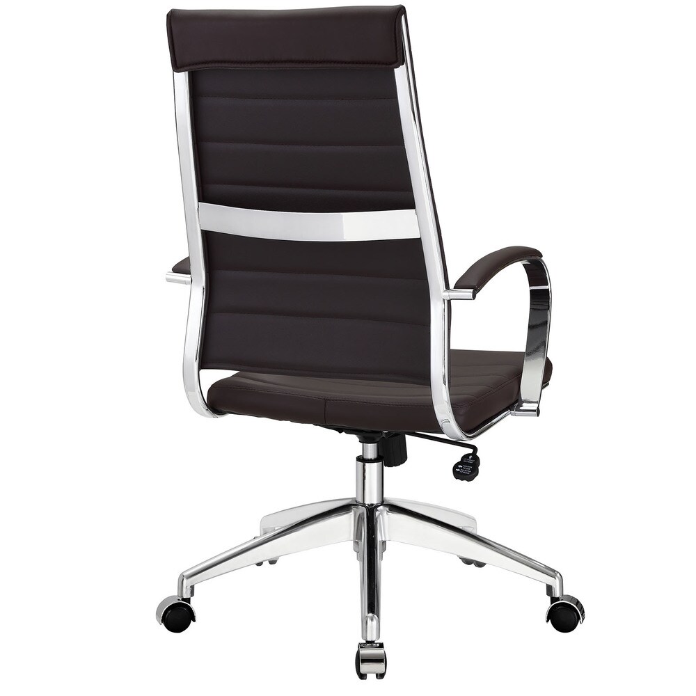 Jive Ribbed High Back Tall Executive Swivel Office Chair With Arms