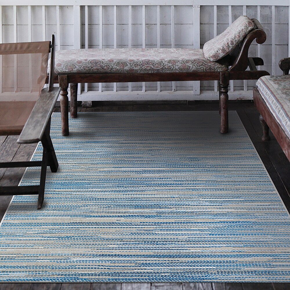 Dream Decor Rugs Carriage House Stria Indoor Outdoor Area Rug