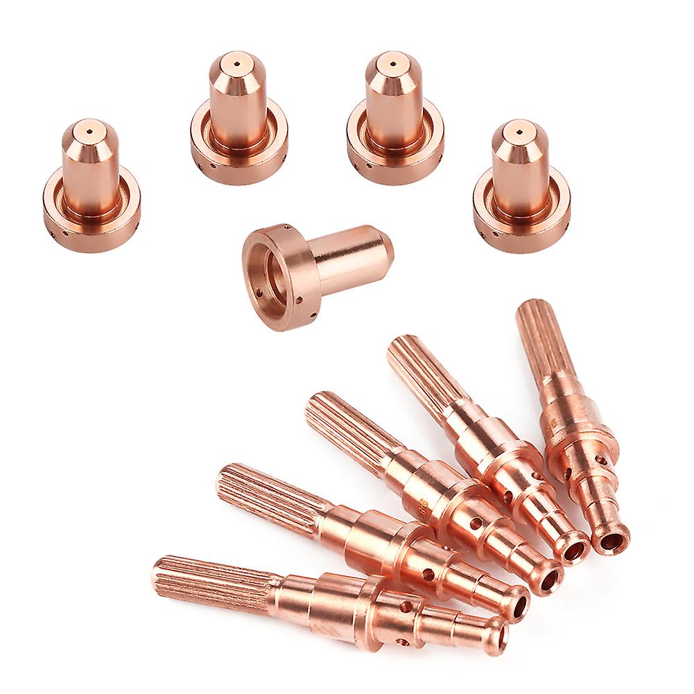 5pcs 9-8215 Electrode + 5 Pcs 9-8207 Nozzle Tips For Thermal Dynamics Sl60/100 Plasma Torch