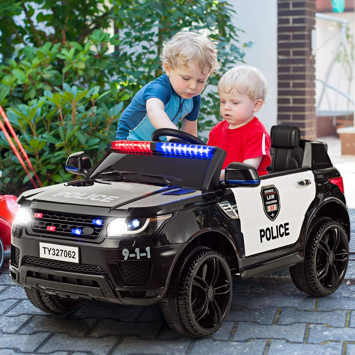 Ride on Car, 12V Battery Powered Police SUV Vehicle