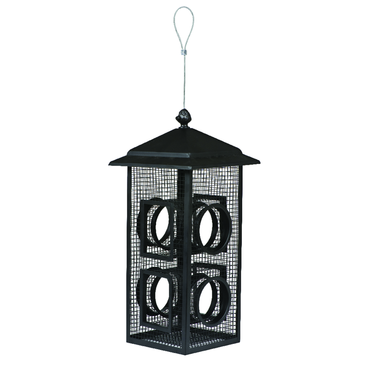 Perky-Pet Wild Bird 2 lb Metal Mesh Fly-Thru Bird Feeder 8 ports