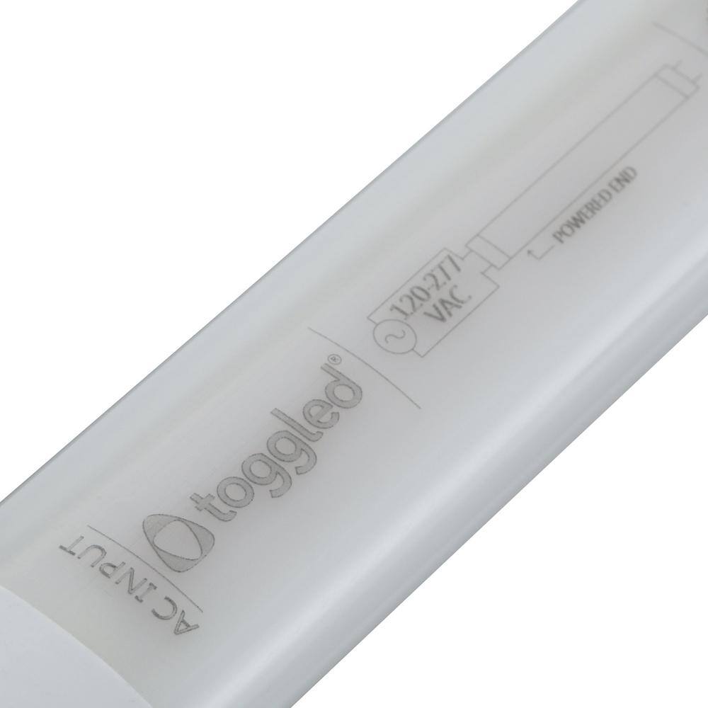 toggled 8-Watt 24 in. Linear Dimmable T8 Tube LED Light Bulb Cool White (4000K) D208-40321