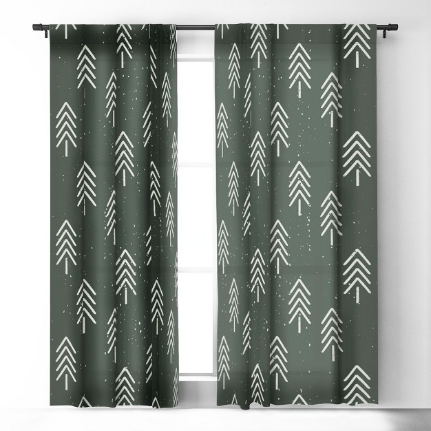 1pc Blackout Window Curtain Panel Deny Designs