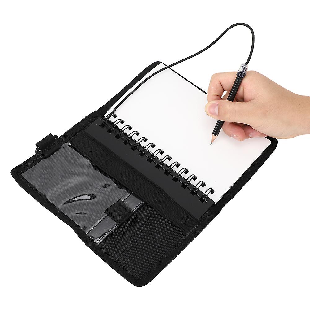 Submersible Underwater Writing Pad Diving Notebook Note Pad Waterproof Dive Equipmentblack