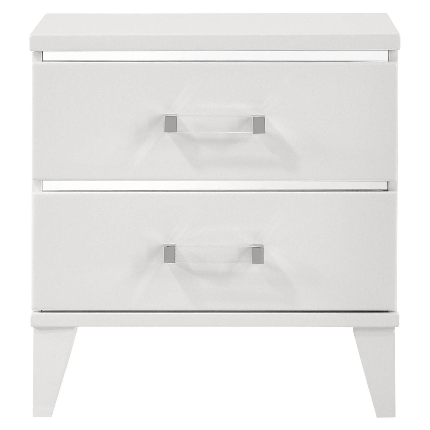 ACME Chelsie Nightstand in White