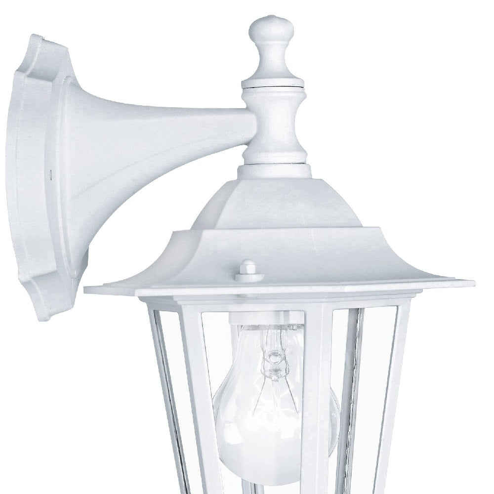 Britalia BR22462 Matt White Outdoor Vintage Down Lantern Wall Light