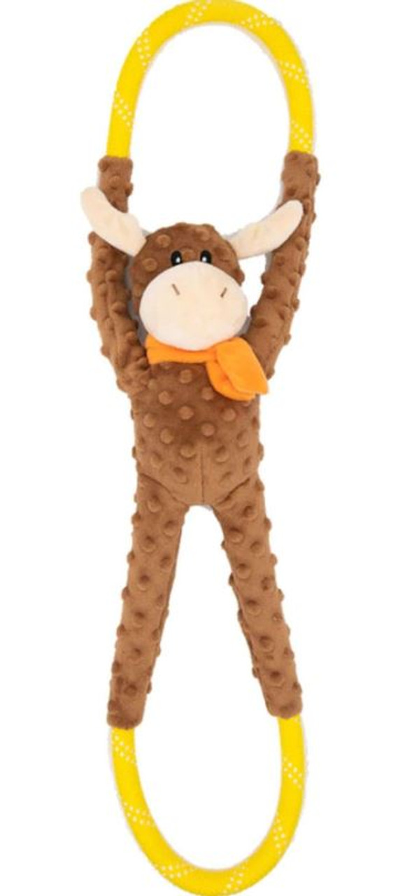 Zippy Paws Moose RopeTugz Dog Toy