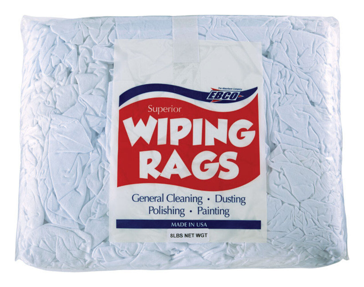 COTTON RAGS WHT 8#