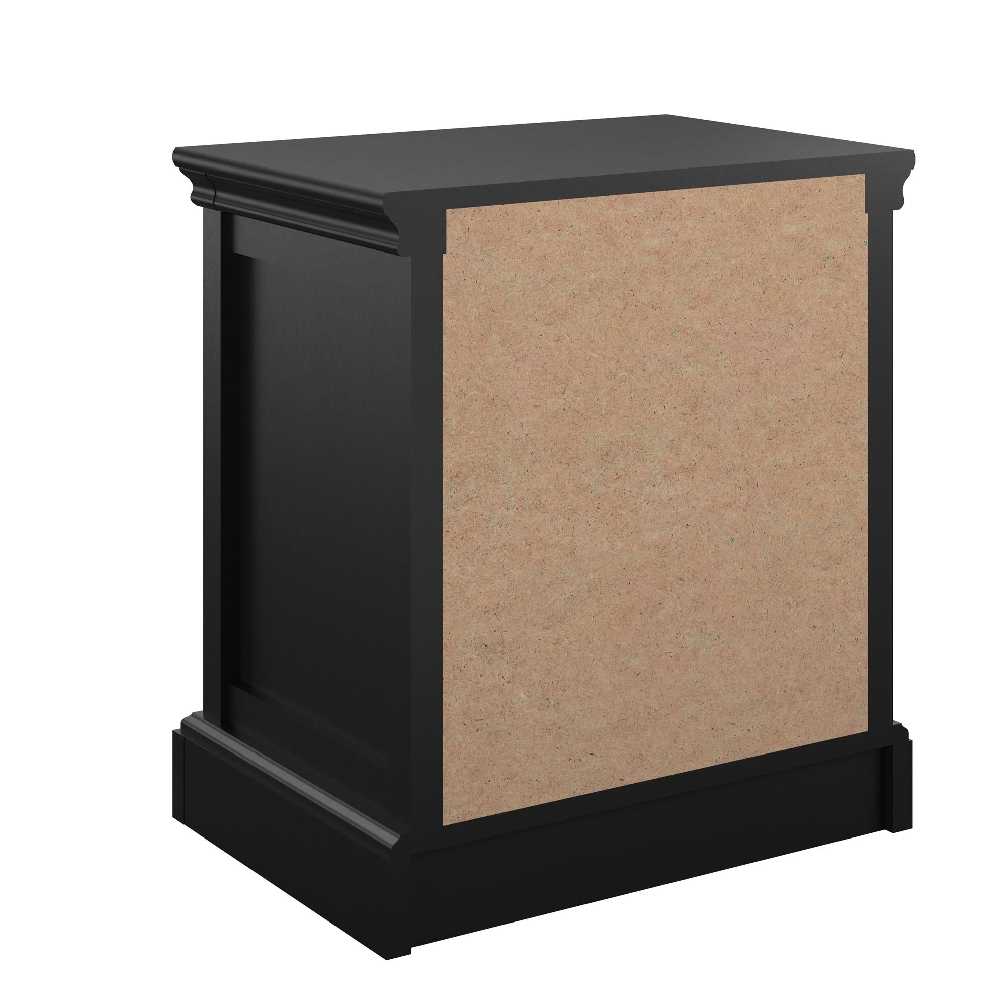 Ameriwood Home Vox Nightstand, Black