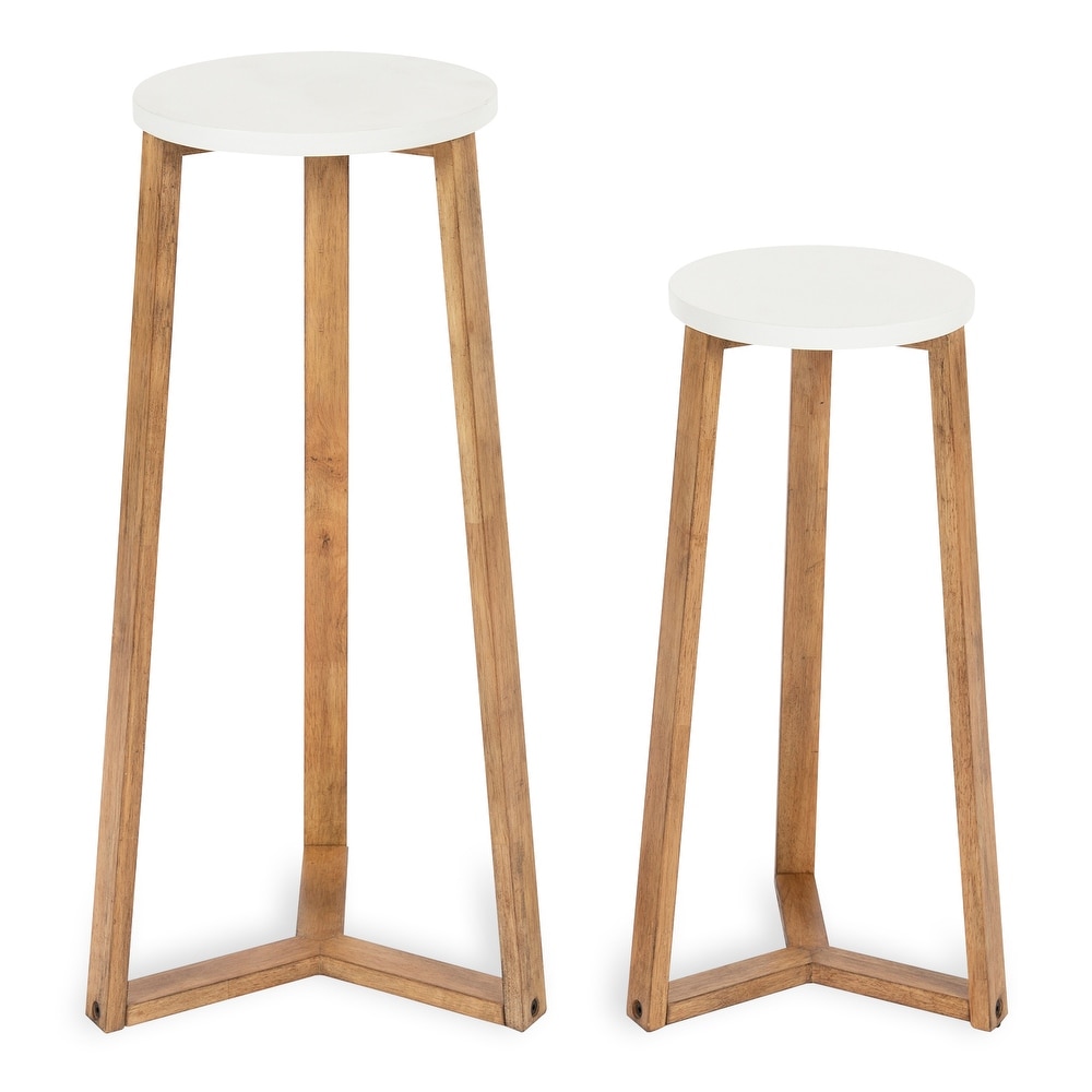 Kate and Laurel Rioux Round Wood Nesting Tables