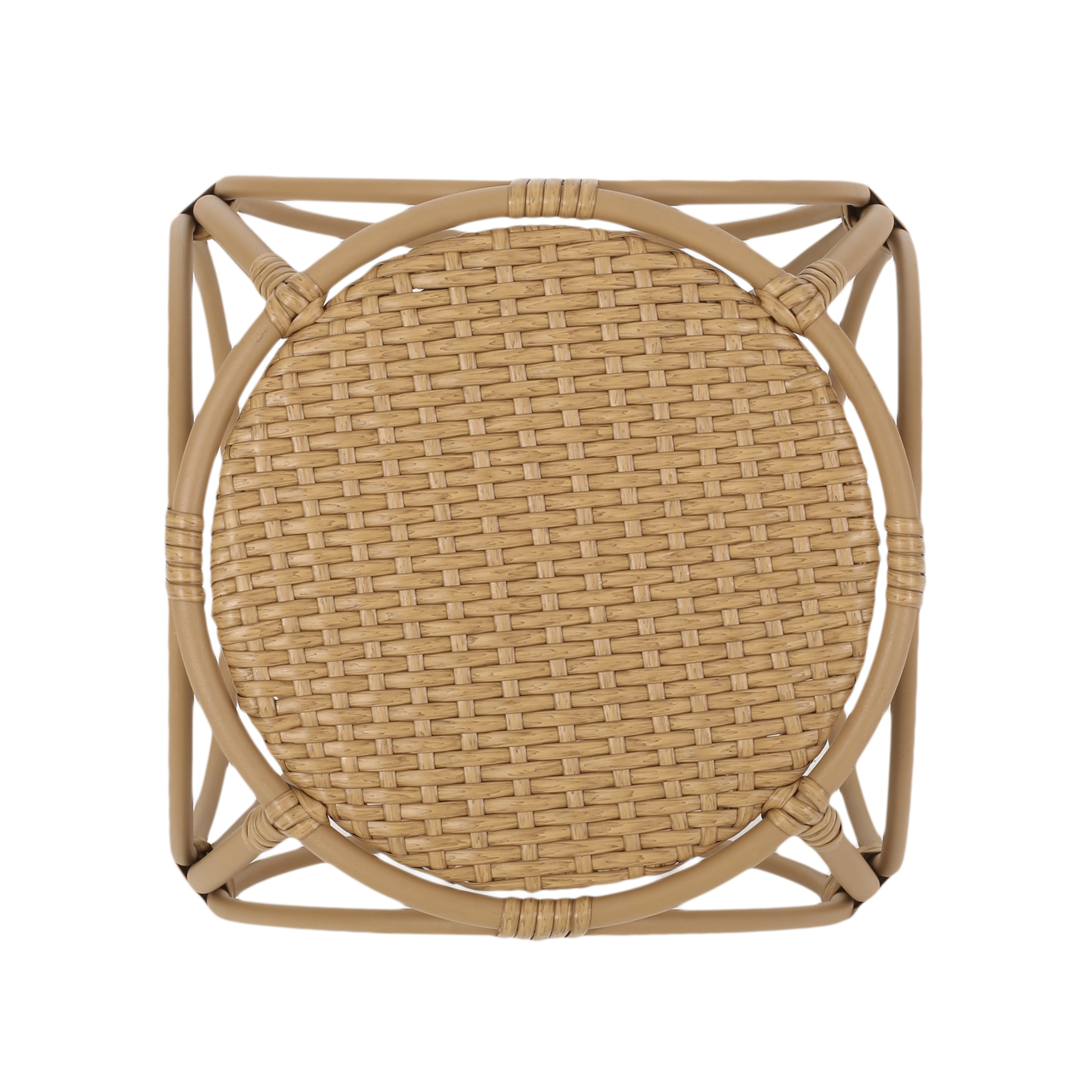 Coston Outdoor Wicker Side Table