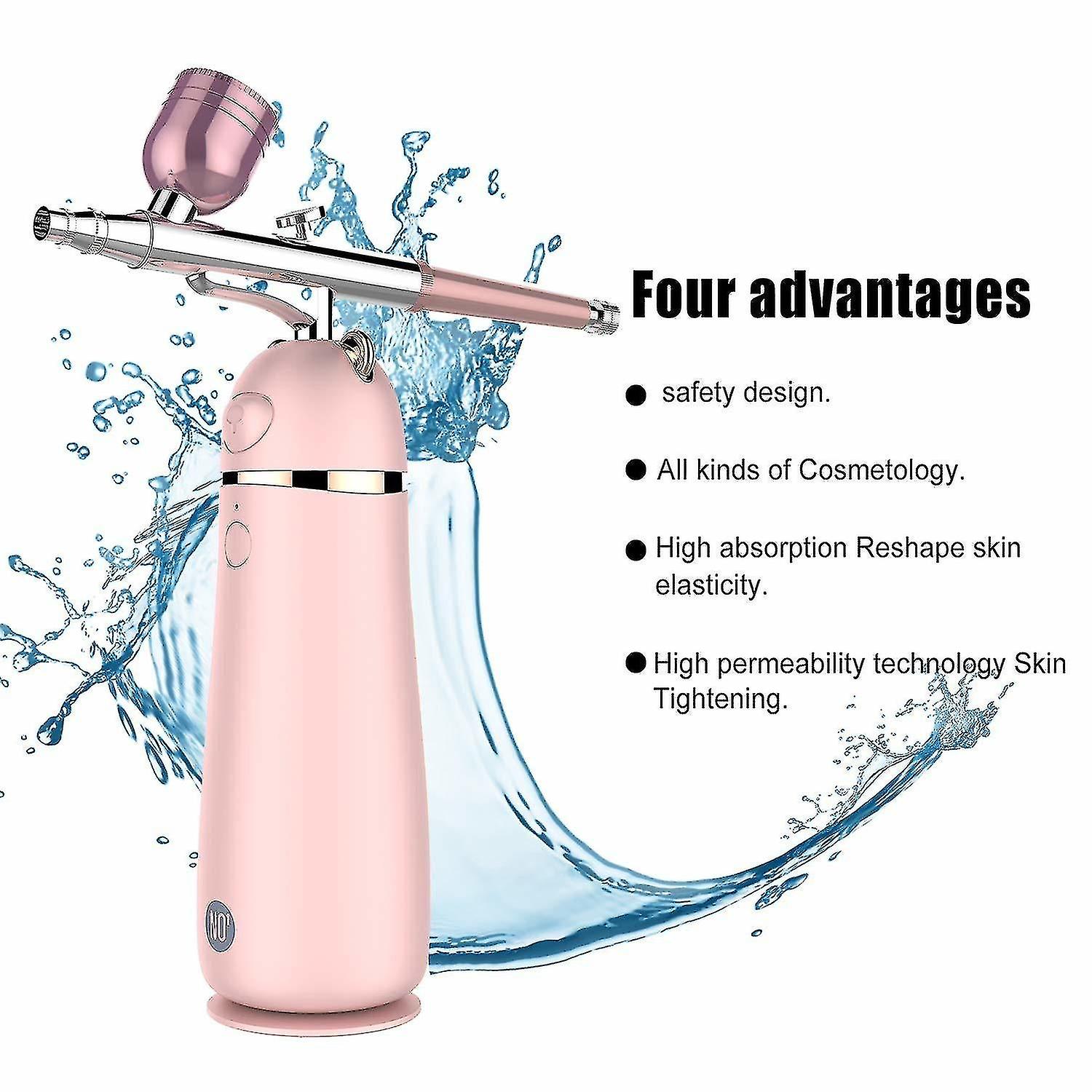 Makeup Airbrush Set Portable Cordless Airbrush Gun， For Cake Decoration Art Painting Nail Design