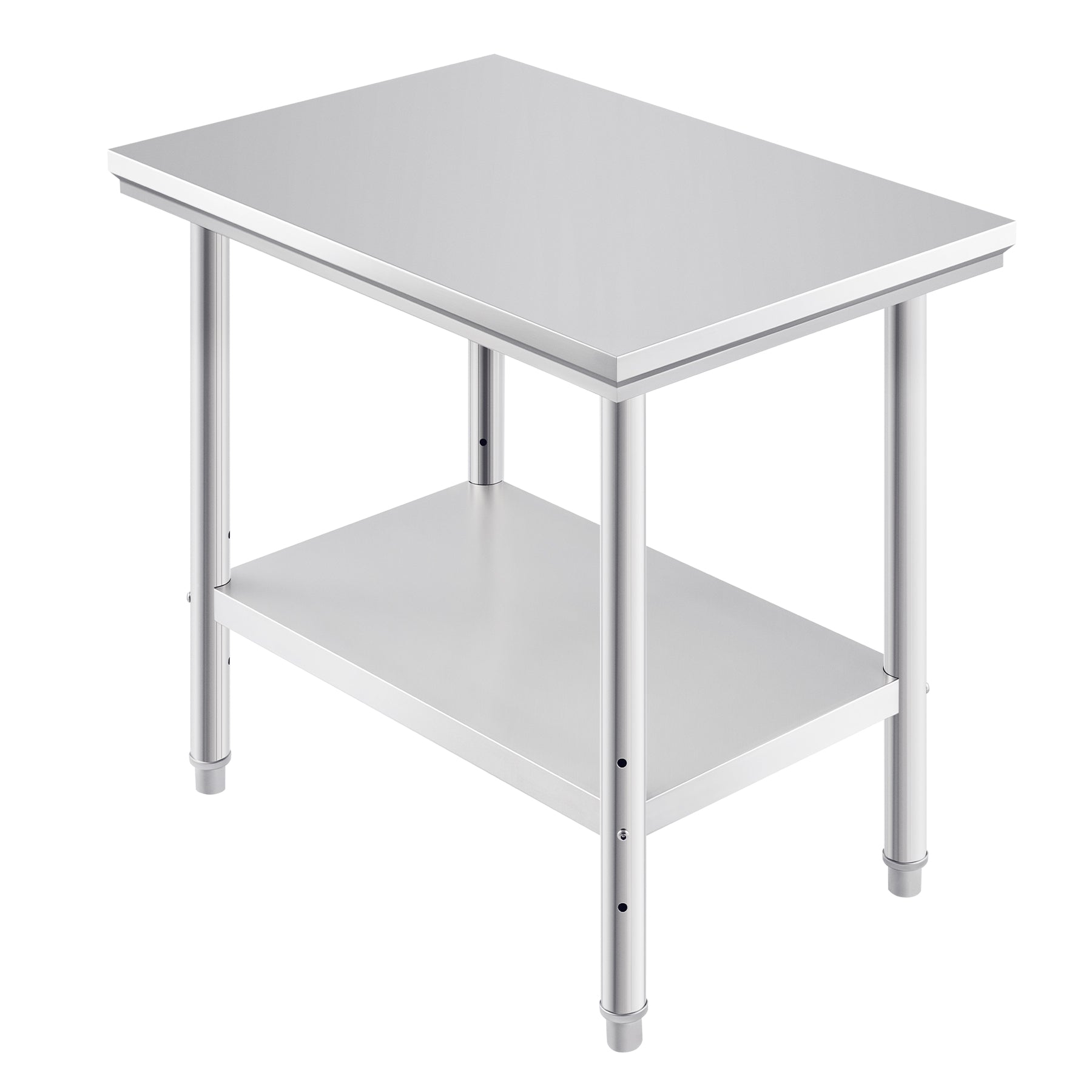 Wilprep Commercial Stainless Steel Kitchen Table w Adjustable Shelf 35x24 Prep Table