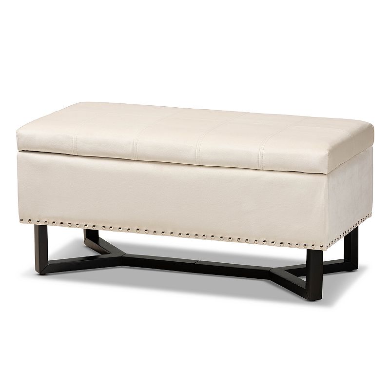 Baxton Studio Esther Storage Ottoman