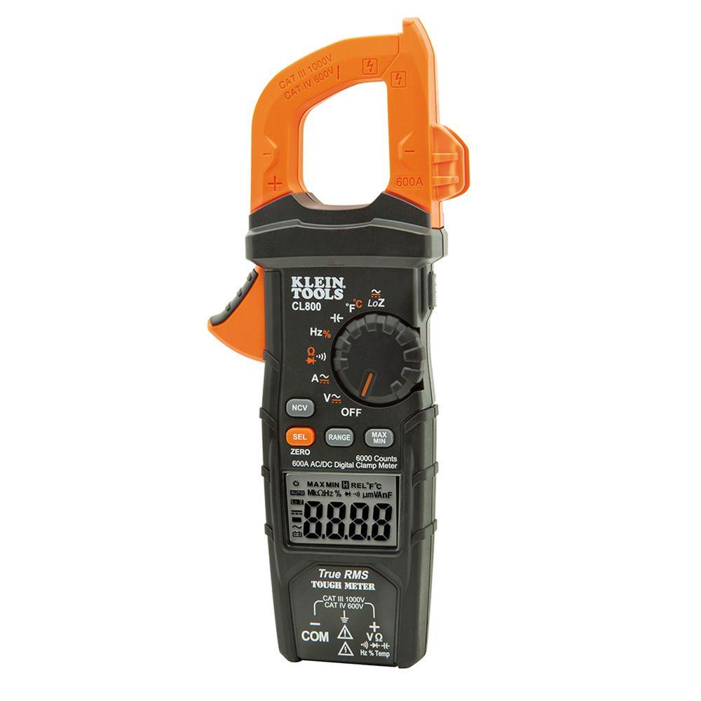 Klein Tools CL800 Klein Tools Auto-Ranging Digital Clamp Multimeters with True RMS