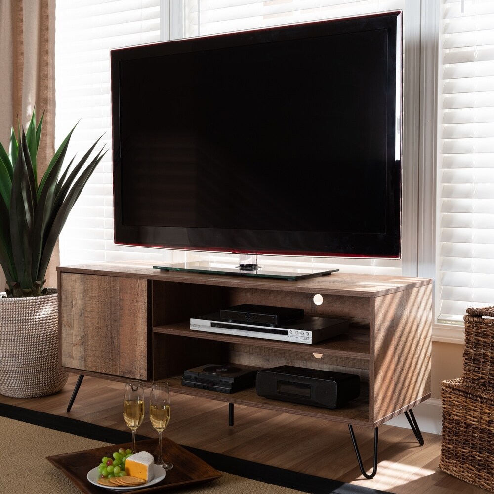 Iver Modern and Contemporary 1 Door TV Stand