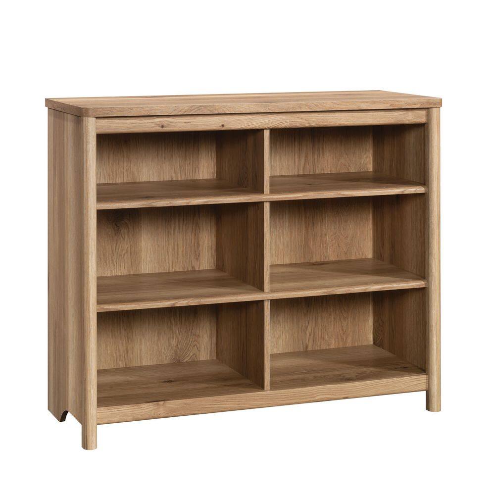 SAUDER Dover Edge 43.15 in. Wide Timber Oak 3-Shelf Accent Bookcase 433523