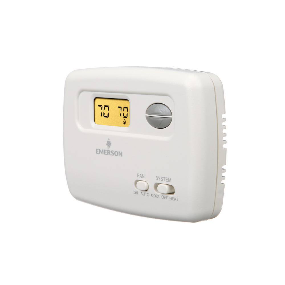 Emerson 70 Series Classic Non-Programmable Single Stage (1H1C) Thermostat 1F78-144