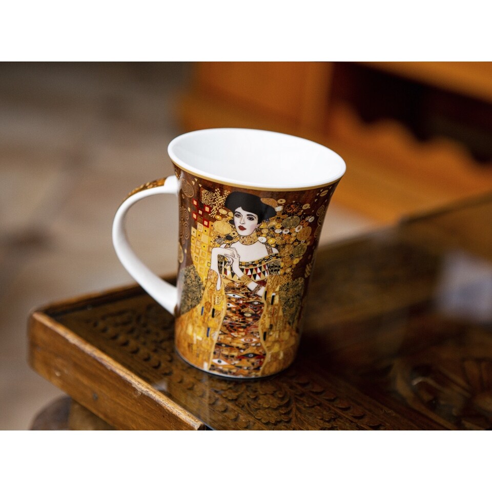 Carmani Adele by G.Klimt Porcelain Mug in A Gift Box