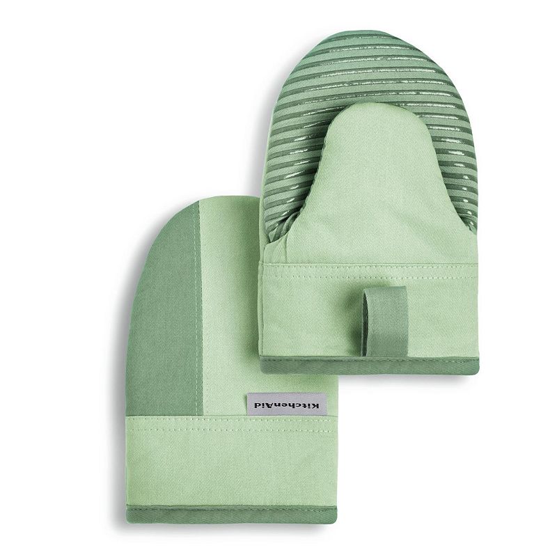 KitchenAid Beacon Two-Tone Mini Oven Mitt 2-pk.