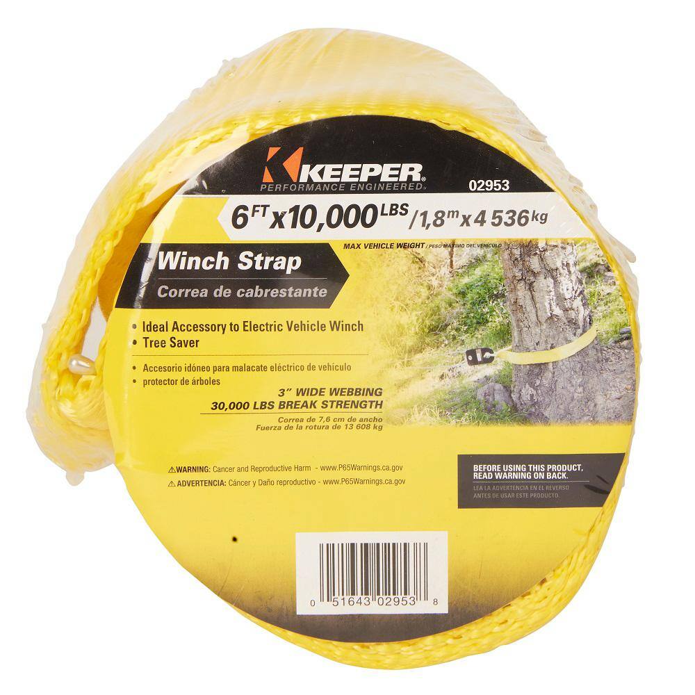 Keeper 3 in. x 6 ft. Tree Saver Strap 02953