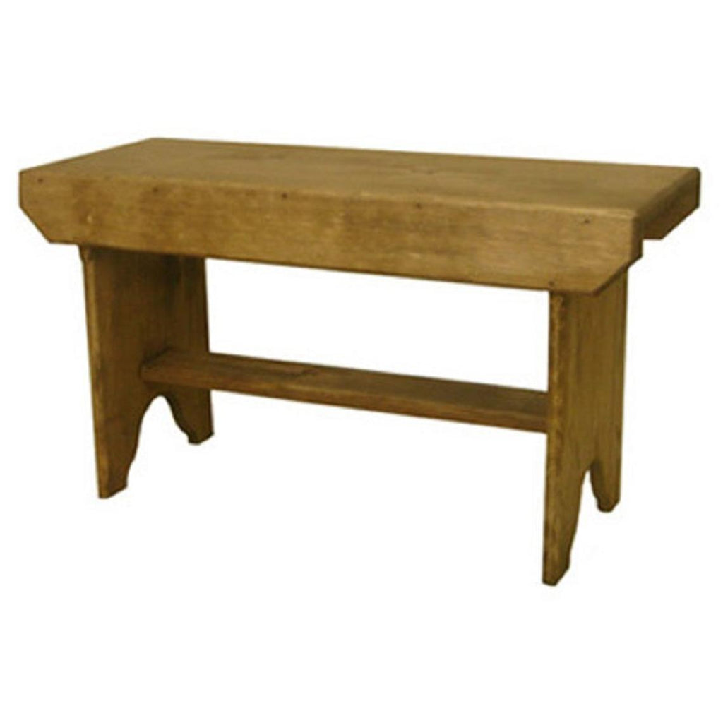 Timber Creek 235 Handcrafted Bucket Bench Antique Wooden Vintage Bench