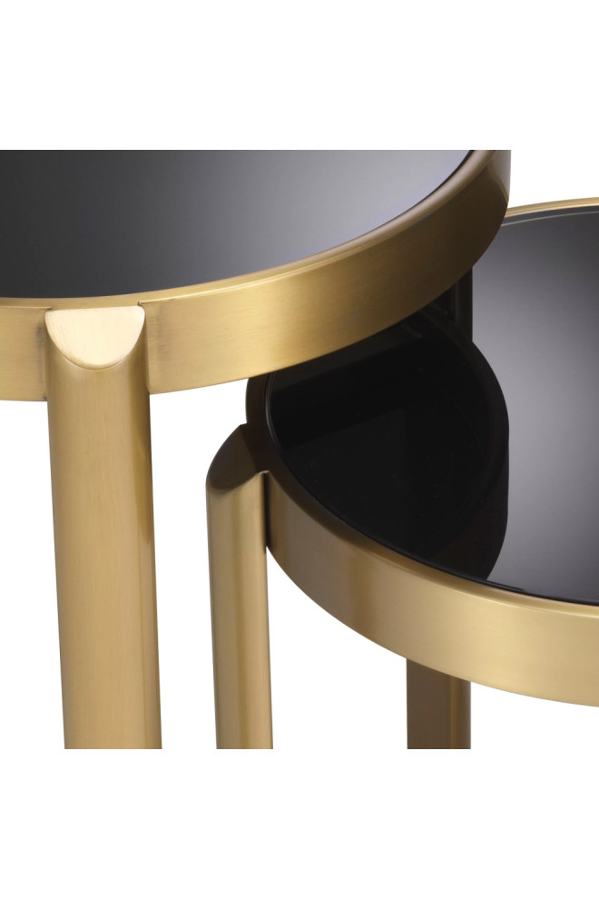 Modern Classic Nested Side Tables  Set of 2  Eichholtz Buena   Contemporary   Coffee Table Sets   by Oroa   Distinctive Furniture  Houzz