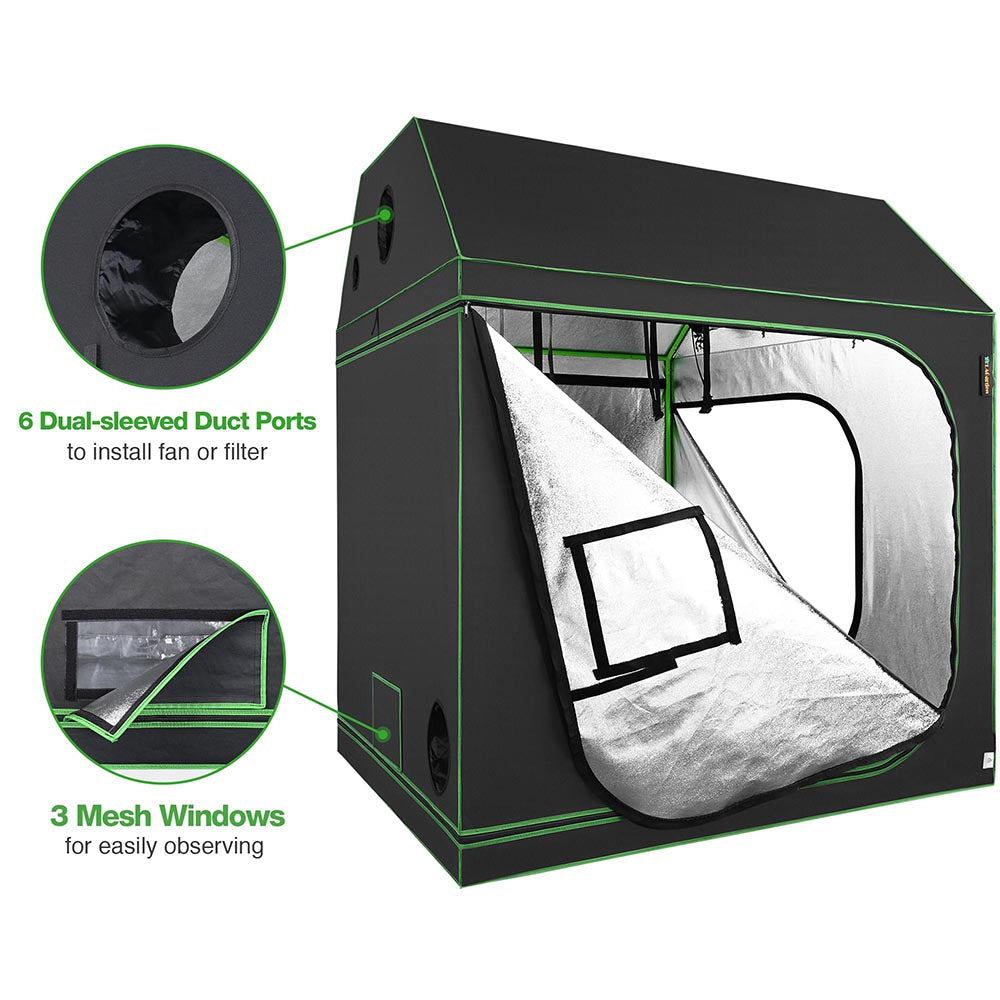 LAGarden 5x5 Grow Tent Roof Cube Hydro Grow Room 60x60x70