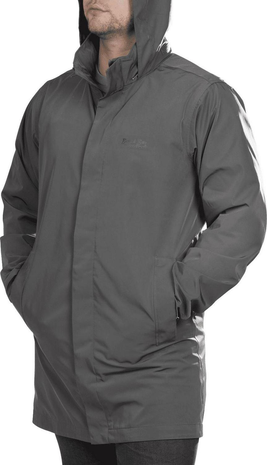 Bimini Bay by Top Drawer Long Sleeve Single-Breasted Mid-Length Rain Jacket (Mens) 1 Pack