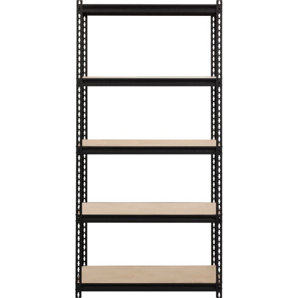 Lorell 2，300 lb Capacity Riveted Steel Shelving