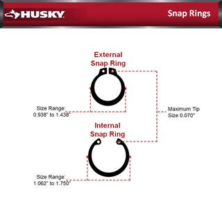 Husky 8 in. Snap Ring Pliers HSRPS8