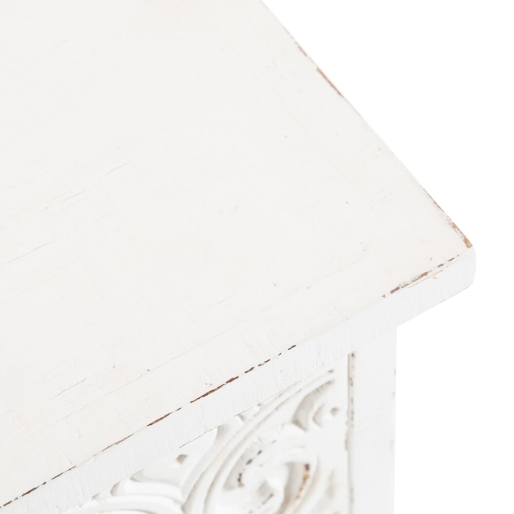 Kate and Laurel Cassetta Wood Side Table